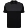 Bigdude Colour Block Polo Shirt Black