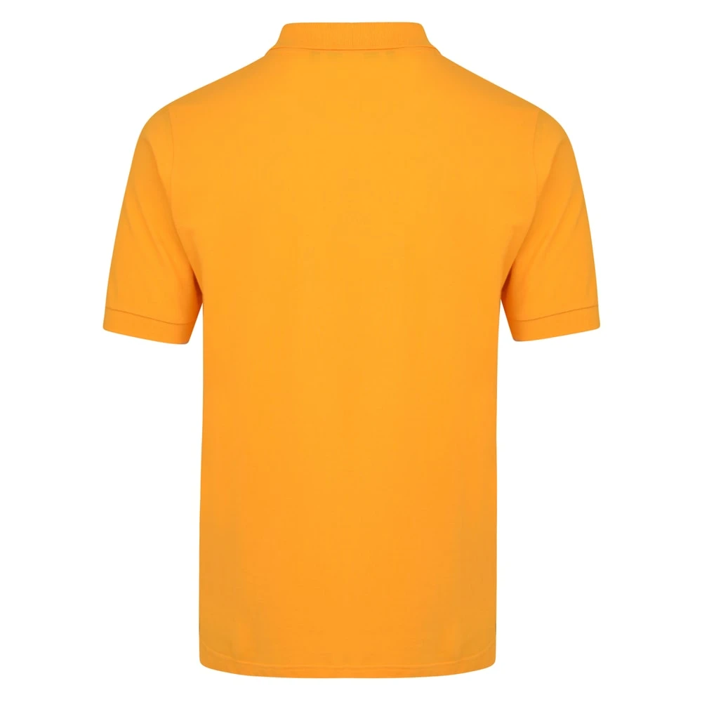 Bigdude Plain Polo Shirt Orange 3 Bigdude Plain Polo Shirt Orange - Image 3