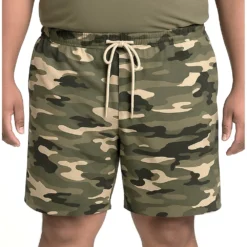 Bigdude Camo Loop Back Shorts Khaki -Big Dude Clothing Shop 40acede8 life1 bd25sh25 11 khaki