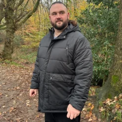 Bigdude Puffer Coat Black -Big Dude Clothing Shop 41031ce0 model1 us24jck04 01 black