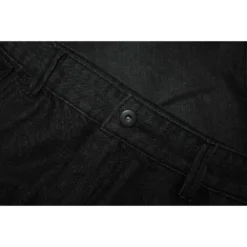 Bigdude Cargo Denim Shorts Black -Big Dude Clothing Shop 415d2372 black20front20new