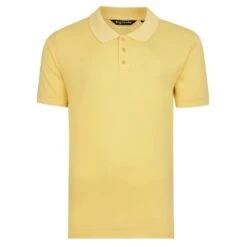 Bigdude Plain Polo Shirt Yellow