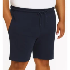 Bigdude Loop Back Jogger Shorts Navy -Big Dude Clothing Shop 43d2f579 life2 us20lsh01 02 navy