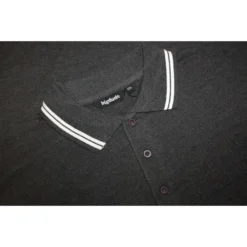 Bigdude Tipped Polo Shirt Charcoal 10 Bigdude Tipped Polo Shirt Charcoal -Big Dude Clothing Shop 45273df9 bd20tp01 07 charcoal