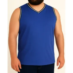 Bigdude Basketball Vest Blue -Big Dude Clothing Shop 45ebf87f 0414ae65 life1 bd25v07 16 blue