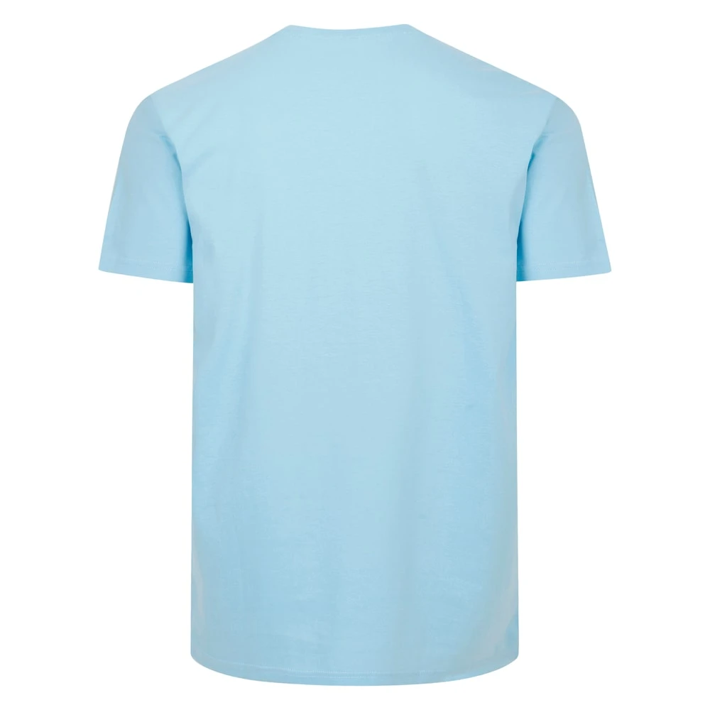 Bigdude California Print T-Shirt Light Blue 2 Bigdude California Print T-Shirt Light Blue - Image 2