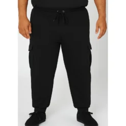 Bigdude Lightweight Cargo Joggers Black -Big Dude Clothing Shop 469def67 life1 20us23j11 01 black