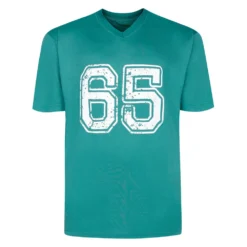 Bigdude Print Hockey Jersey Teal