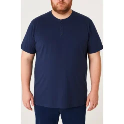 Bigdude Grandad T-Shirt Navy -Big Dude Clothing Shop 483ecd82 life1 us19ts01 02 navy