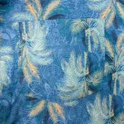 Bigdude Palms Viscose Relaxed Collar Shirt Blue 8 Bigdude Palms Viscose Relaxed Collar Shirt Blue -Big Dude Clothing Shop 4a3c2e72 img 1053