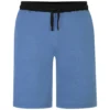 Bigdude Contrast Sweat Shorts Denim Marl