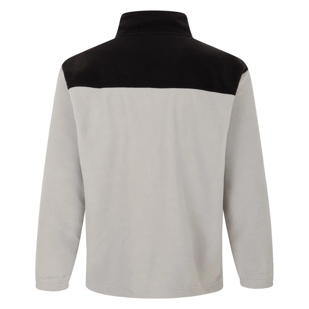 Bigdude Colour Block Lightweight Fleece Jacket Black 2 Bigdude Colour Block Lightweight Fleece Jacket Black - Image 2