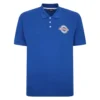 Bigdude LA Embroidered Polo Shirt Royal Blue