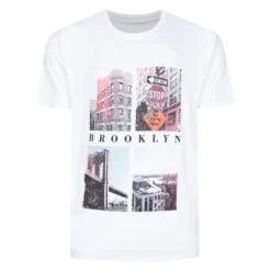 Bigdude Photo Print T-Shirt White