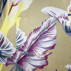 Bigdude Leaves Viscose Relaxed Collar Shirt Sand -Big Dude Clothing Shop 5240de46 img 1074