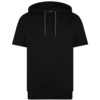 Bigdude Short Sleeve Hoody Black