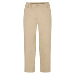 Bigdude Elasticated Waist Every Day Trousers Sand