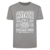 Bigdude Vintage Iron Print T-Shirt Grey