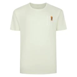 Bigdude Surf Chest Print T-Shirt Lime Green