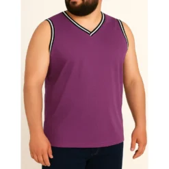 Bigdude Basketball Vest Deep Purple -Big Dude Clothing Shop 55d8891a 6339b6b9 life2 bd25v07 30 deeppurple