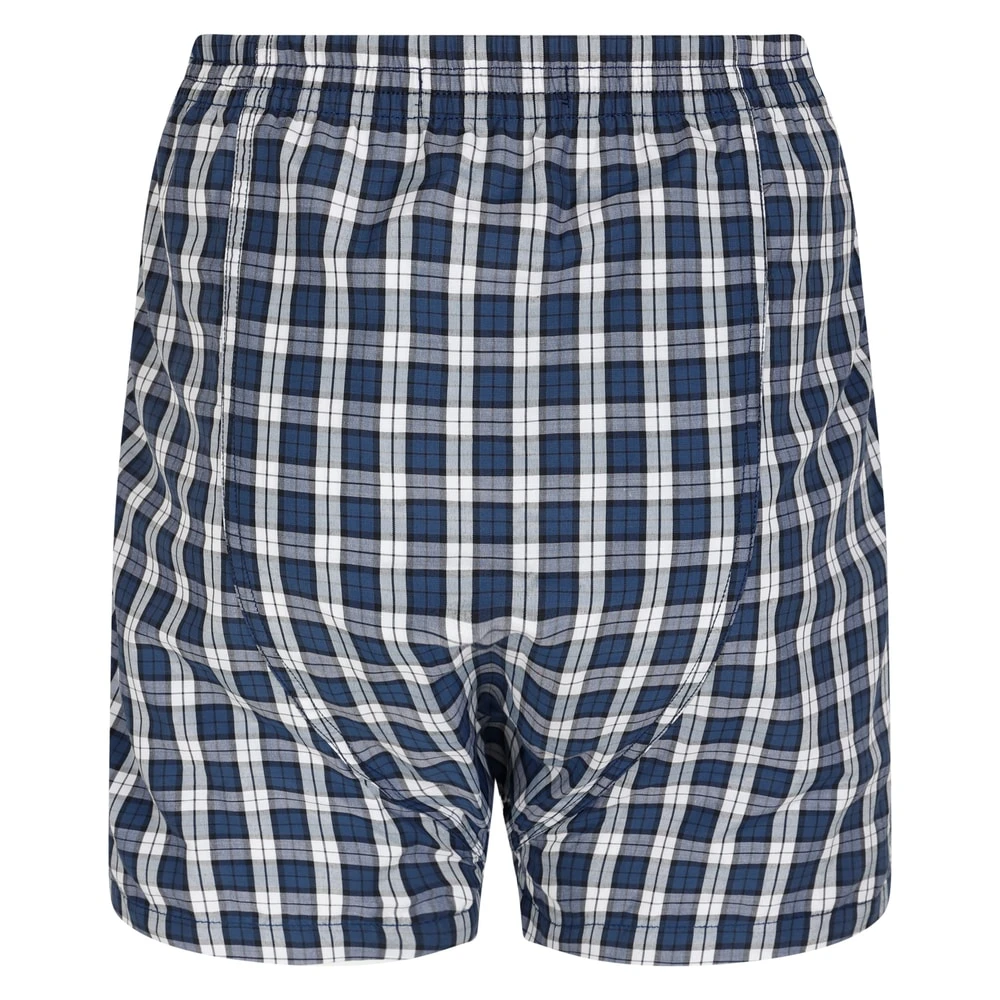 Bigdude 3 Pack Woven Boxer Shorts Navy 6 Bigdude 3 Pack Woven Boxer Shorts Navy - Image 6