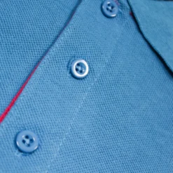 Bigdude Contrast Placket Polo Shirt Bright Blue -Big Dude Clothing Shop 585ec86c 56681350 2