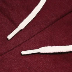 Bigdude Contrast Tape Loop Back Shorts Burgundy -Big Dude Clothing Shop 58a4dce6 closeup2 bd25sh31 10 burgundy