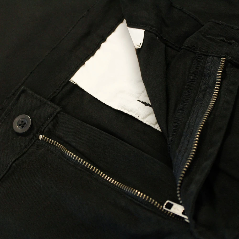 Bigdude Stretch Chino Trousers Black 5 Bigdude Stretch Chino Trousers Black - Image 5