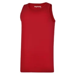 Bigdude Plain Vest Pepper Red -Big Dude Clothing Shop 5c551d57 plain vest red cherry 22