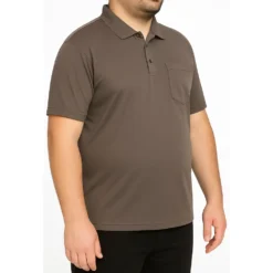 Bigdude Active Polo Shirt Charcoal 7 Bigdude Active Polo Shirt Charcoal -Big Dude Clothing Shop 5cfc3867 life2 us24p46 07 charcoal