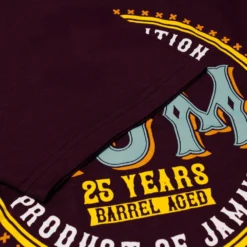 Bigdude Caribbean Rum Print T-Shirt Burgundy -Big Dude Clothing Shop 632766b1 8f3017ec 2