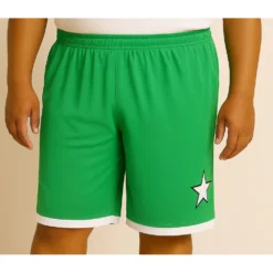 Bigdude Layered Basketball Shorts Green/White -Big Dude Clothing Shop 672d80a5 life1 bd25sh04 13 green