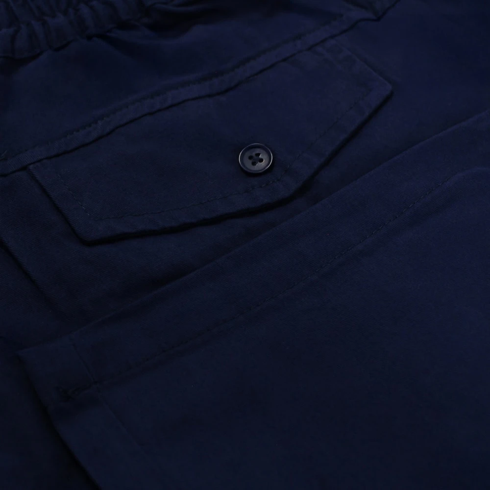 Bigdude Elasticated Waist Cargo Trousers Navy 7 Bigdude Elasticated Waist Cargo Trousers Navy - Image 7