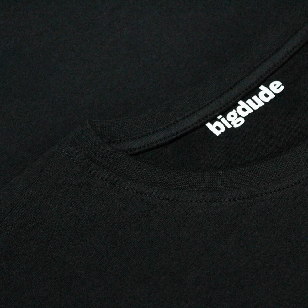 Bigdude Skull Print T-Shirt Black 2 Bigdude Skull Print T-Shirt Black - Image 2