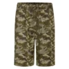 Bigdude Camouflage Print Cotton Shorts Khaki