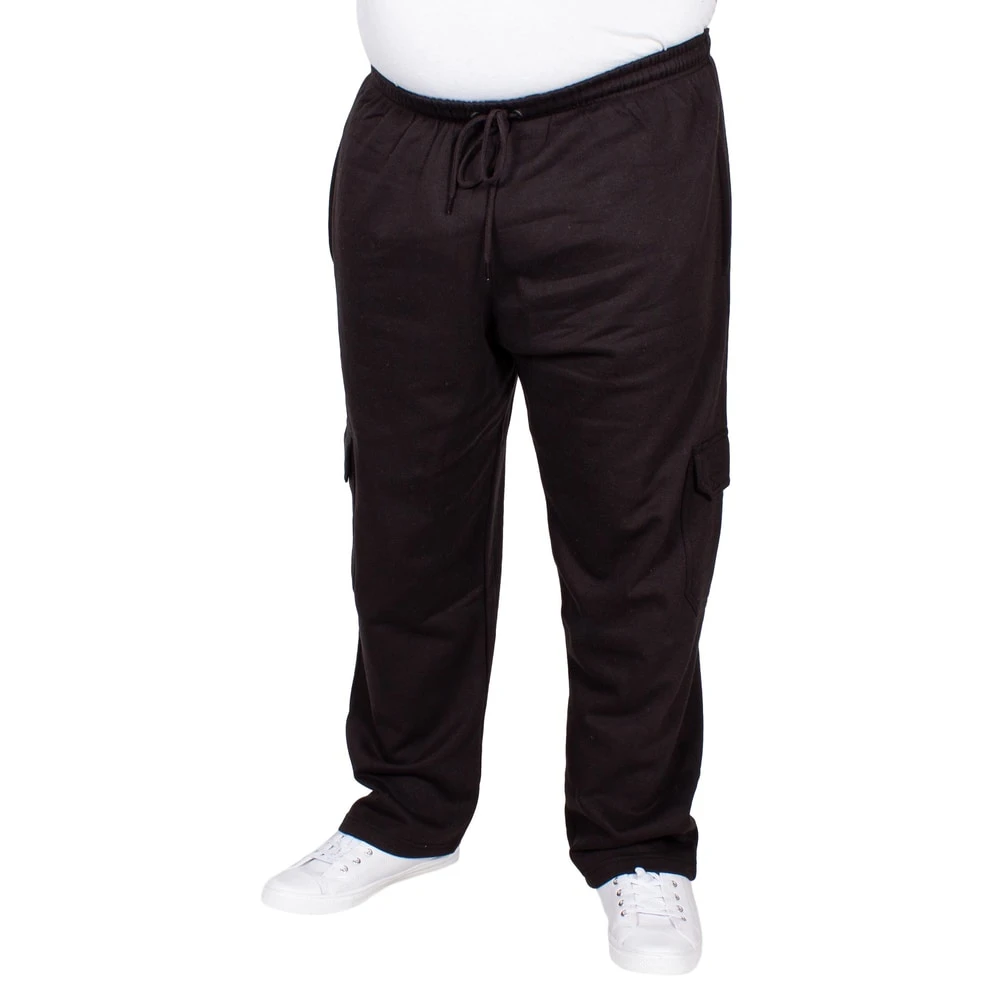Bigdude Straight Leg Cargo Joggers Twin Pack Charcoal/Black 2 Bigdude Straight Leg Cargo Joggers Twin Pack Charcoal/Black - Image 2