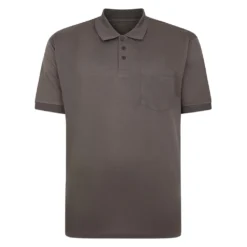 Bigdude Active Polo Shirt Charcoal