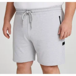 Bigdude Utility Fleece Shorts Grey -Big Dude Clothing Shop 73322a67 life2 bd25sh27 03 grey