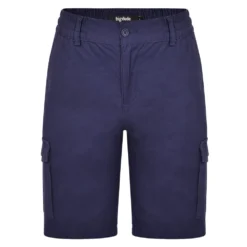 Bigdude Elasticated Waist Cargo Shorts Navy