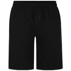 Bigdude Loop Back Jogger Shorts Black