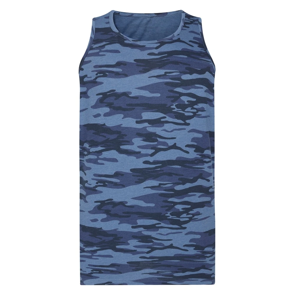 Bigdude Camo Vest Navy 1 Bigdude Camo Vest Navy
