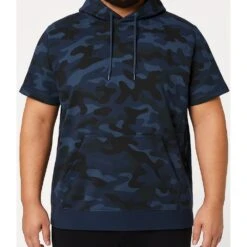 Bigdude Short Sleeve Camo Hoody Navy -Big Dude Clothing Shop 79d9dbb1 life1 us23h13 02 navy