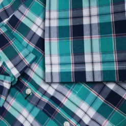 Bigdude Short Sleeve Check Shirt Sage Green -Big Dude Clothing Shop 7cca221c 862f06a9 2 2