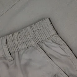 Bigdude Light Weight Elasticated Waist Cargo Shorts Grey -Big Dude Clothing Shop 7f7fb23a 1