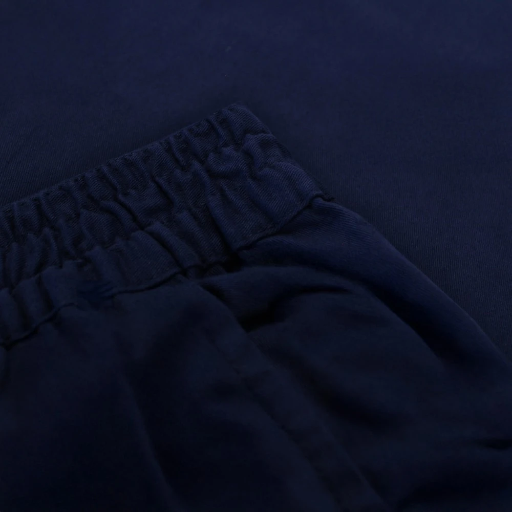 Bigdude Elasticated Waist Cargo Trousers Navy 5 Bigdude Elasticated Waist Cargo Trousers Navy - Image 5