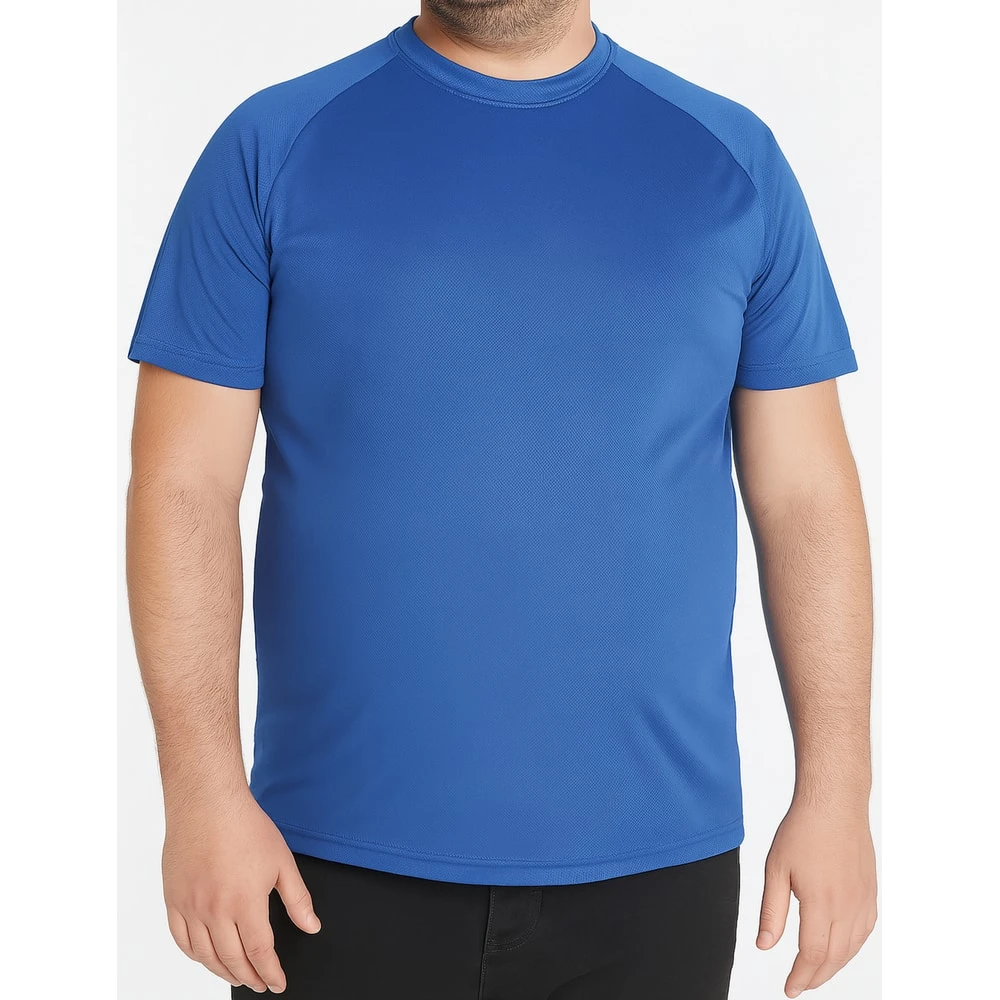 Bigdude Active Raglan T-Shirt Deep Blue 3 Bigdude Active Raglan T-Shirt Deep Blue - Image 3