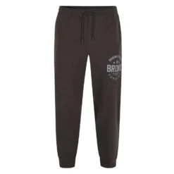 Bigdude Printed Joggers Charcoal