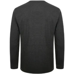 Bigdude Long Sleeve T-Shirt Charcoal Marl -Big Dude Clothing Shop 838a93f7 bd21lts01 07 charcoal 2 2