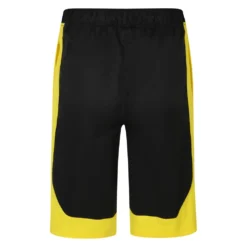 Bigdude Lightweight Active Gym Shorts Black/Yellow -Big Dude Clothing Shop 83ae2dc2 bd24sh06 21 black yellow 3