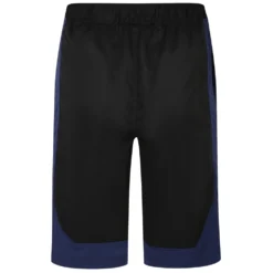 Bigdude Lightweight Active Gym Shorts Black/Navy -Big Dude Clothing Shop 85ae517a bd24sh06 02 black blue 3